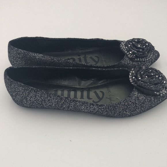 Unity Ballet Flats Carlos Santana Glitzy Size 7 - Picture 4 of 9